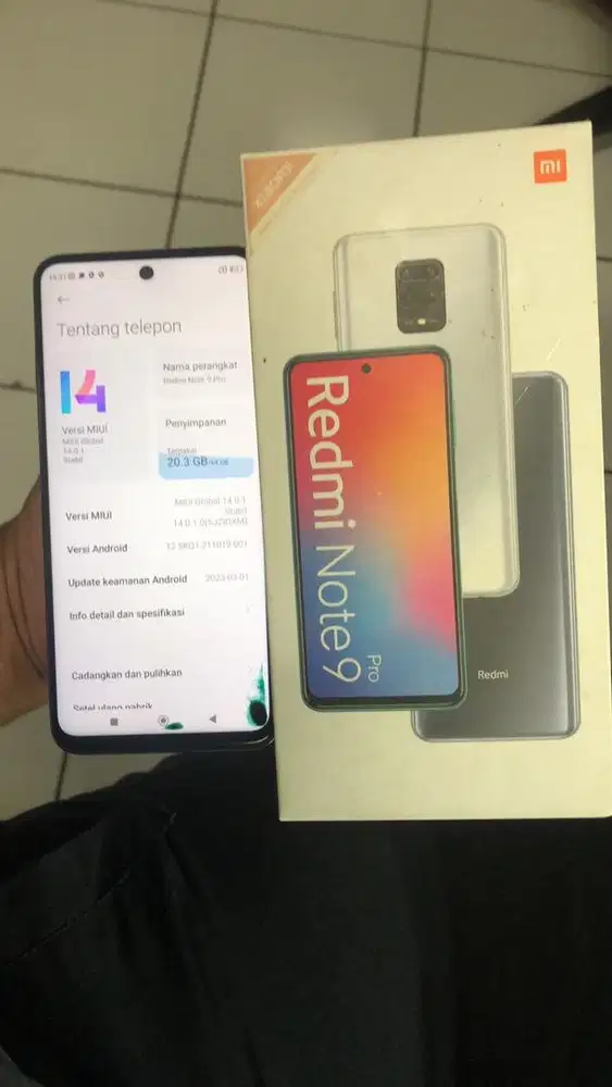 Xiaomi redmi note 9 pro 6/64 dus only