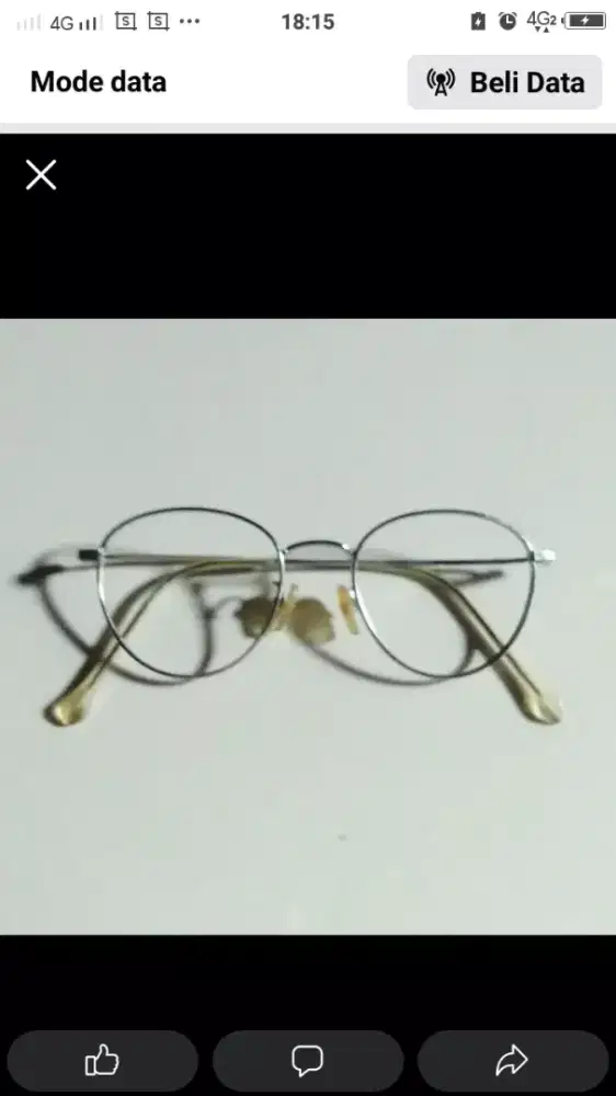 Frame Kacamata Tanpa Lensa