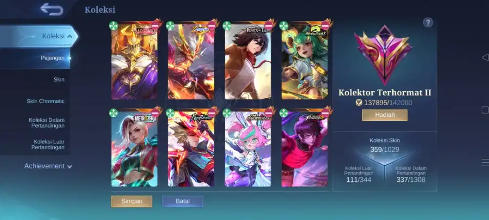 Akun ML pribadi 100% aman