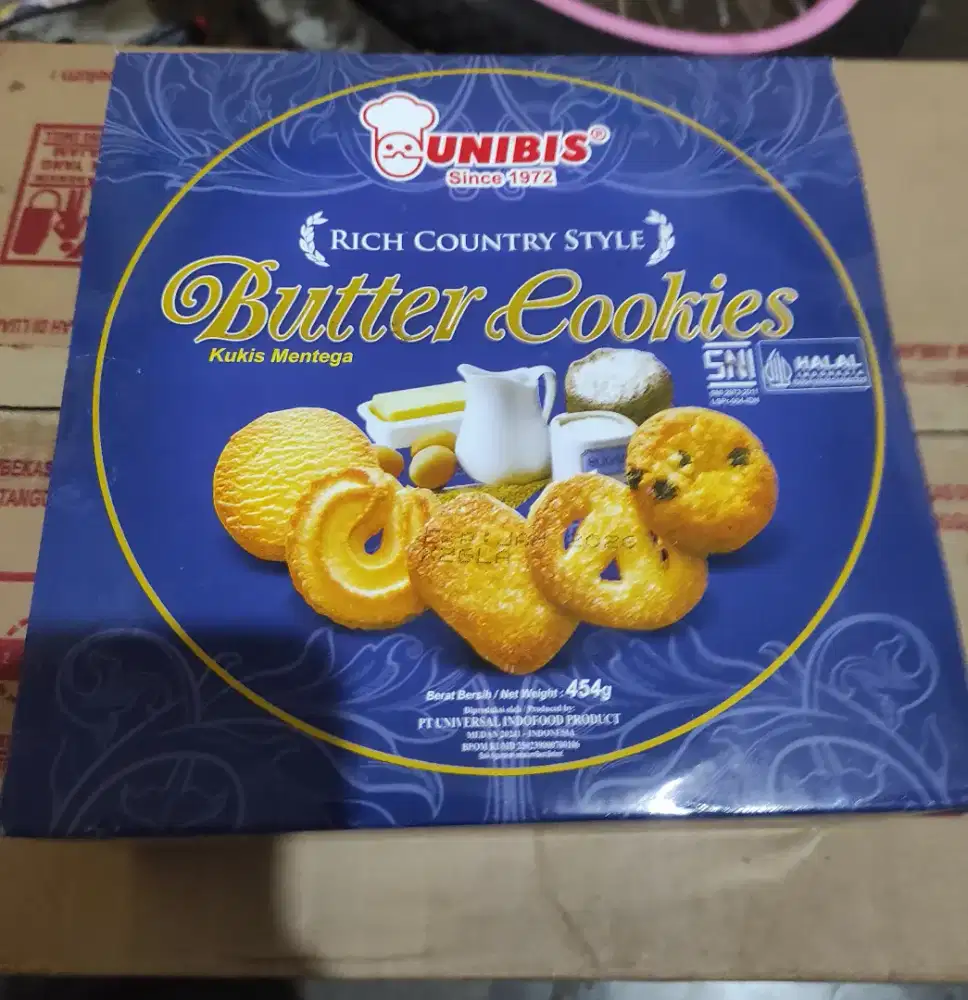 All in Bulat 235 grm Butter Cookies 454 grm UNIBIS