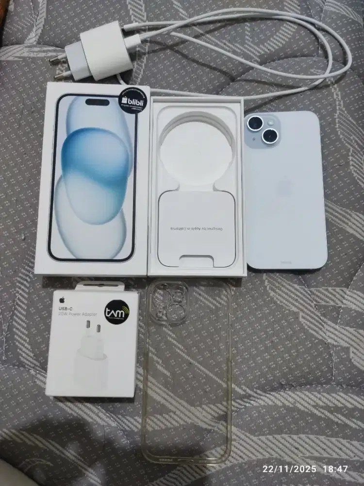 Iphone 15 Blue 128gb Blibli