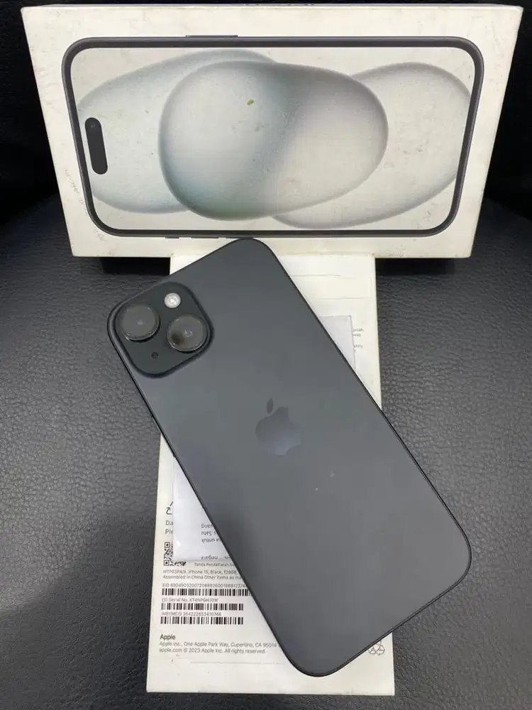 iPhone 15 , Black , 128 iBox