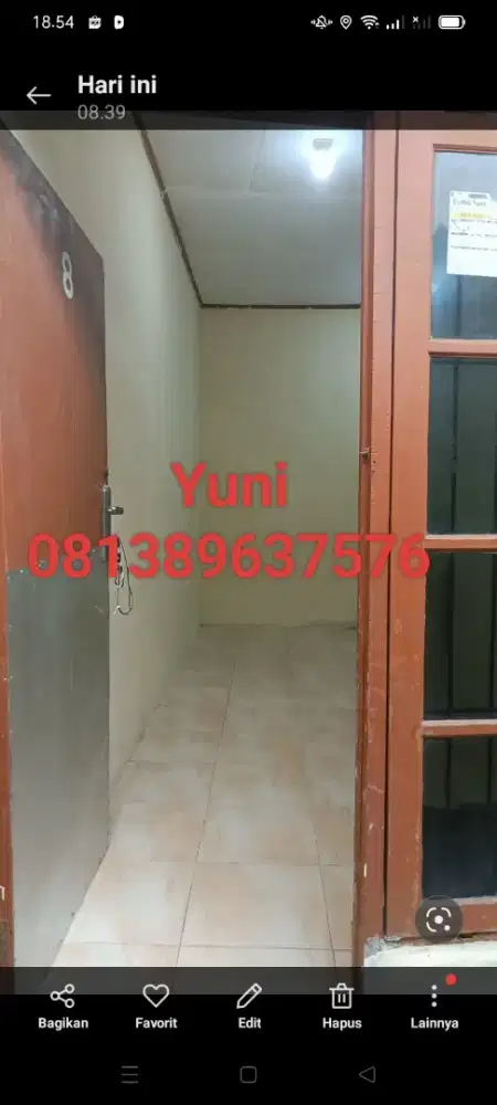 DIKONTRAKAN RUMAH PS. MINGGU DKAT PT. ANTAM TOL TB. SIMATUPANG