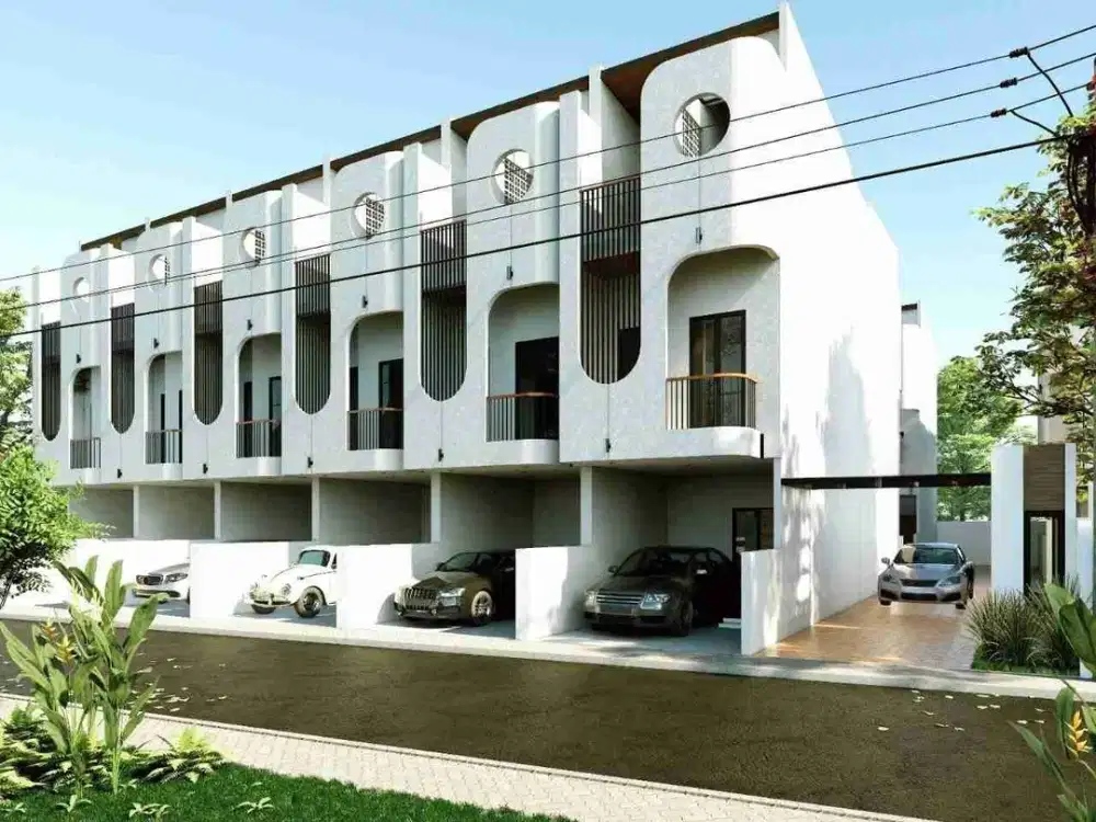 Rumah di Matraman Dekat Toll Rawamangun, Manggarai, UNJ, BPKP, Salemba, 2.5 Lt Dgn Rooftop Desain Futuristik