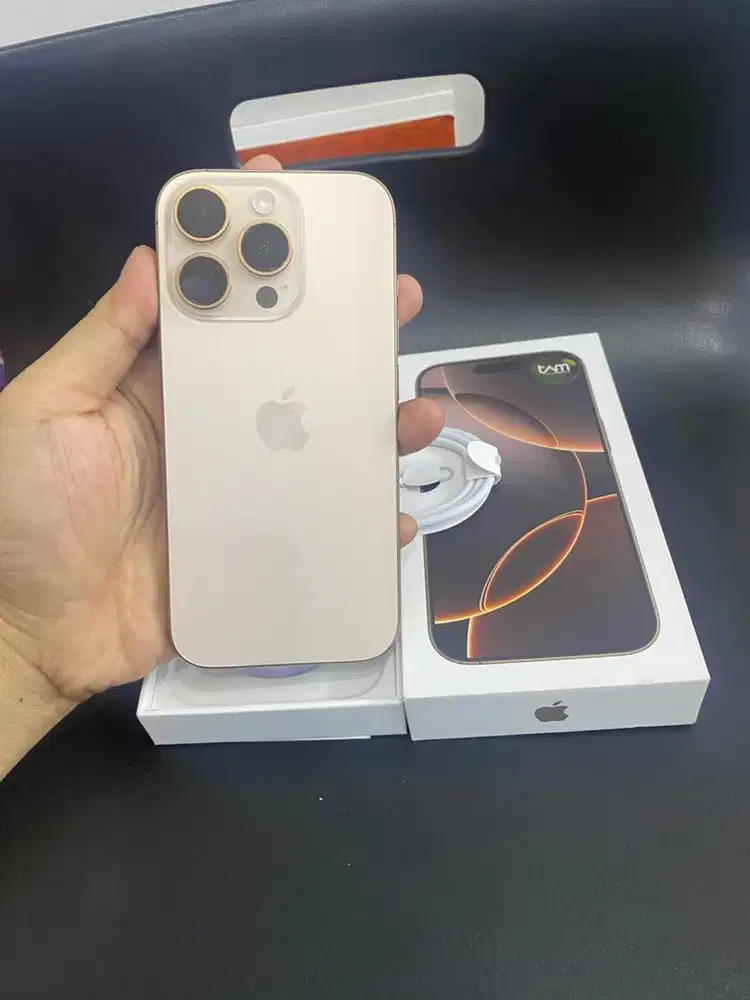 IPHONE 16 PRO 128 GB DESERT IBOX Garansi ON