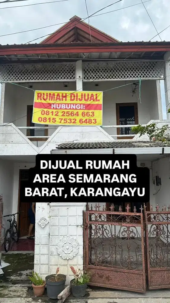 Dijual Rumah 2 lantai area pusat Kota Semarang