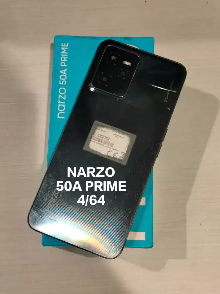 Jual hp second Realme Narzo 50A prime black 4/64