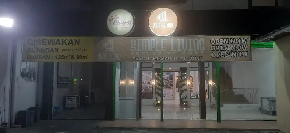 Disewakan ruang usaha, lokasi strategis