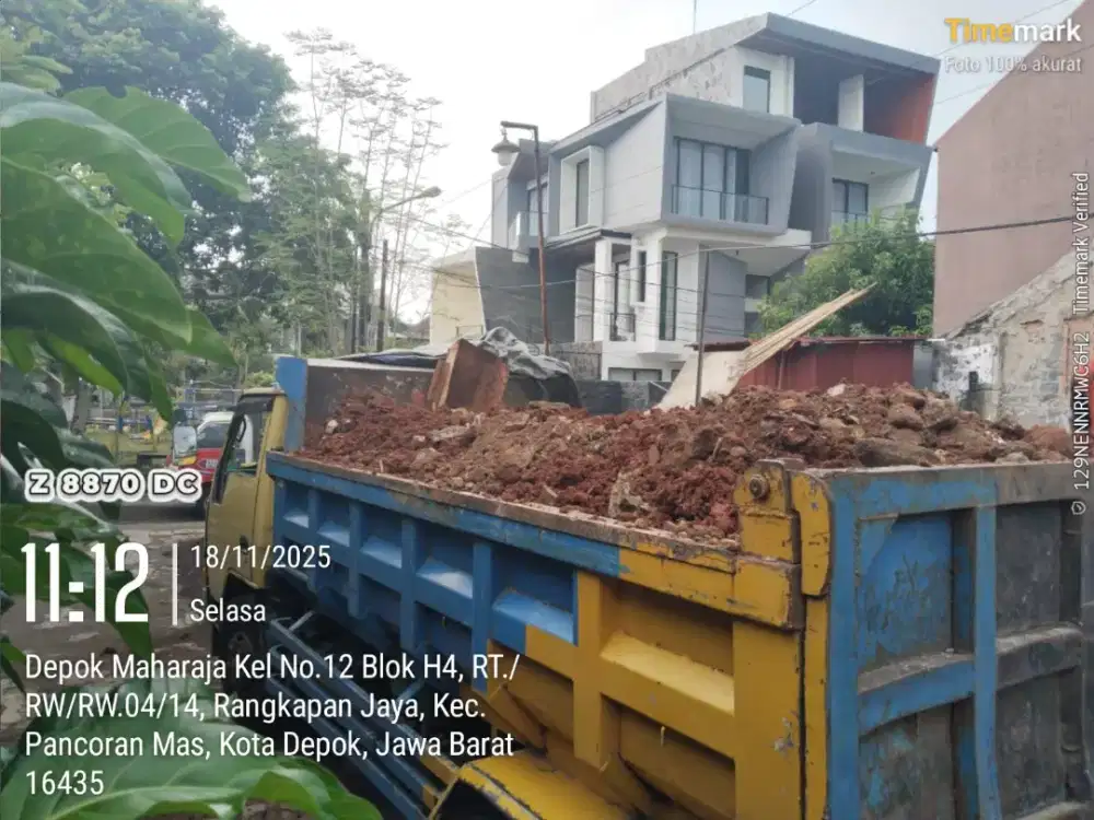 Jasa angkut puing,tanah,sampah,dll