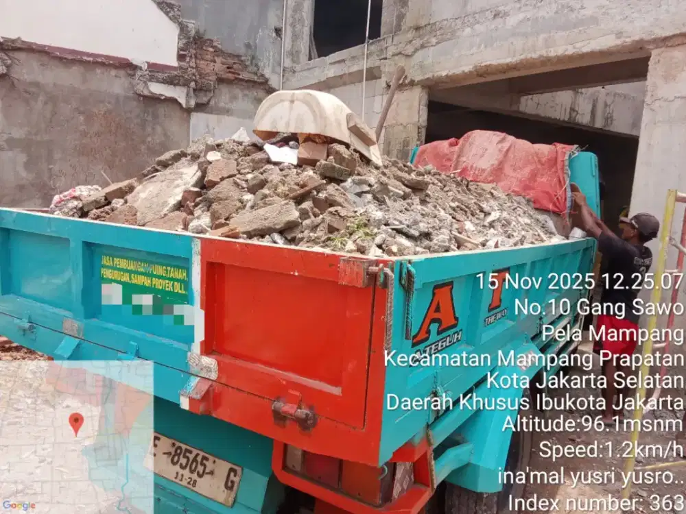 Jasa angkut puing,tanah,sampah,dll