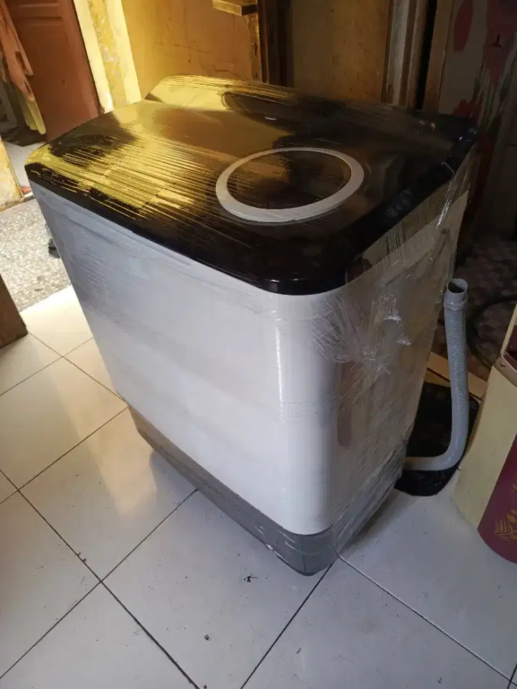 Mesin cuci merk denpo 8kg normal siap pakai