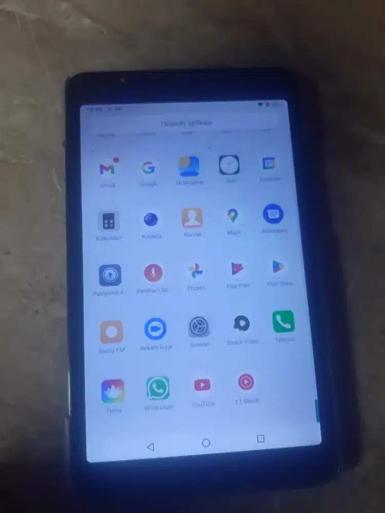 Tablet advan tab 8 4G,ram 3GB memory 16GB