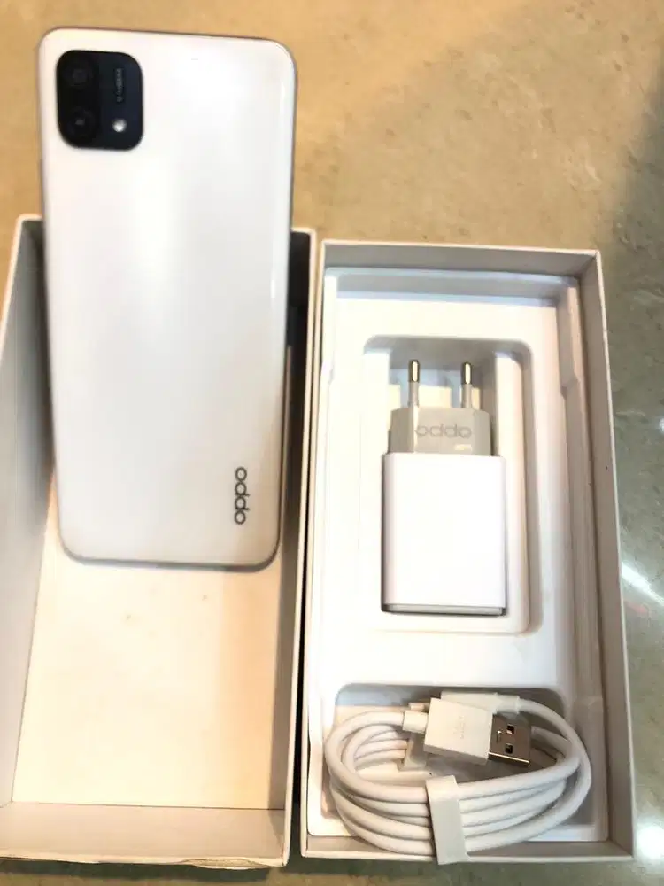 Jual hp second oppo A16k white 4/64