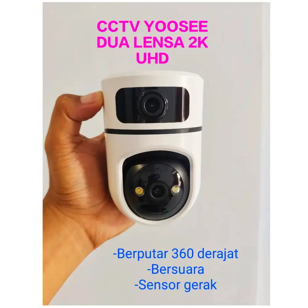 Cctv konek hp dual kamera wide Yoosee 2K UHD