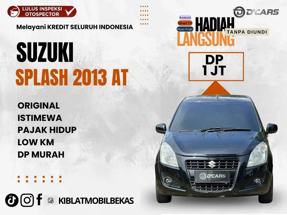 SUZUKI SPLASH 2013 MATIC ORIGINAL ISTIMEWA