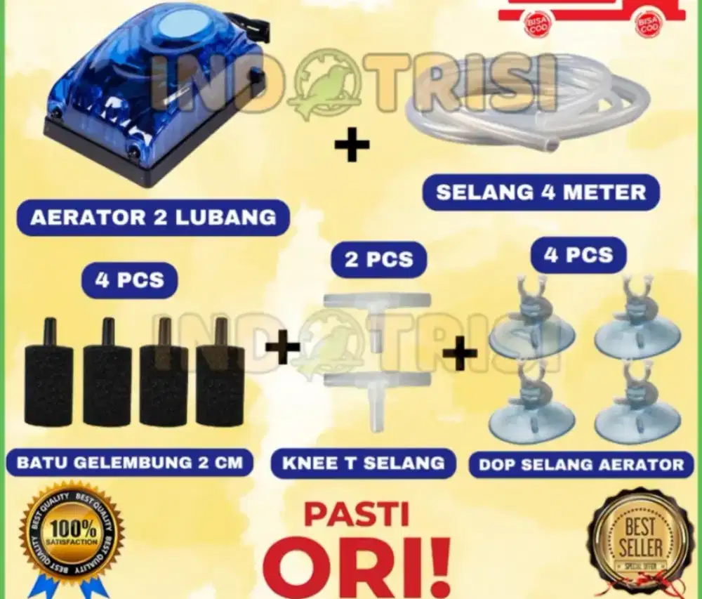 Aerator 2 lubang komplit