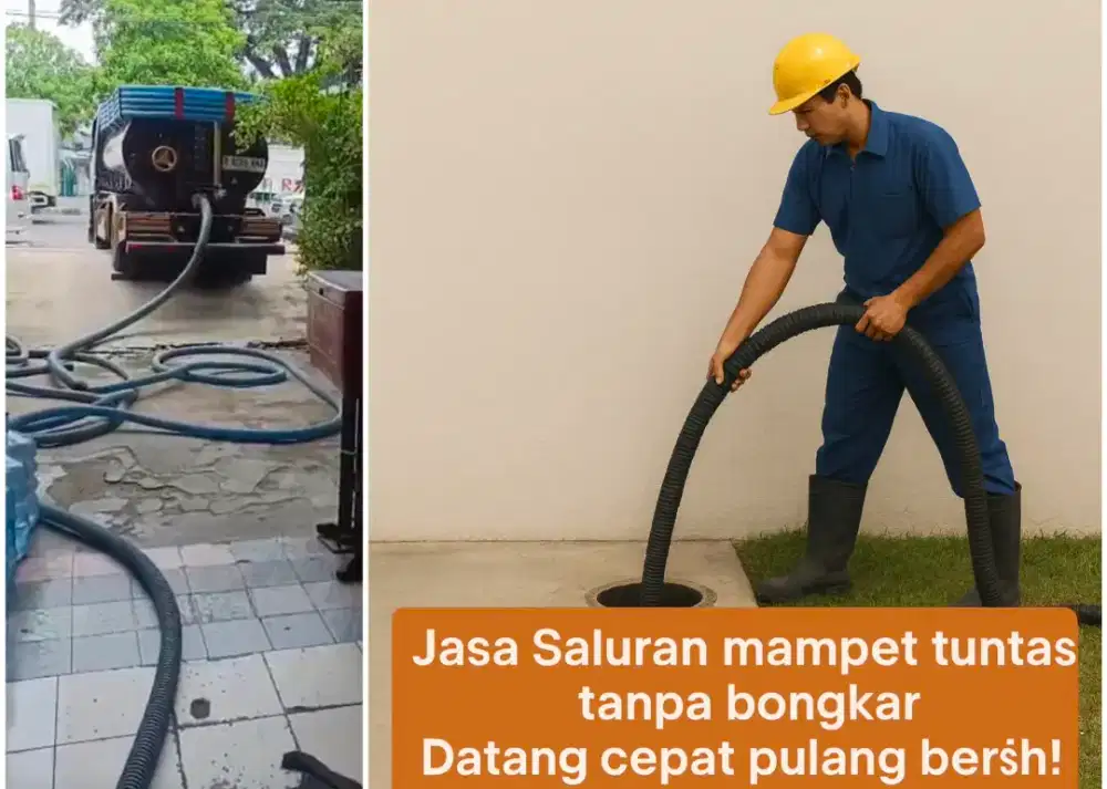 SEDOT WC PENUH & MAMPET TUNTAS TANPA BONGKAR. PASAR REBO
