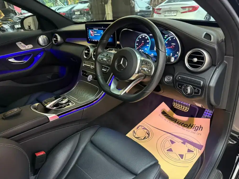 DP10% [Km8.000] C300 AMG 2020 Black Reg 2021 #AUTOHIGH
