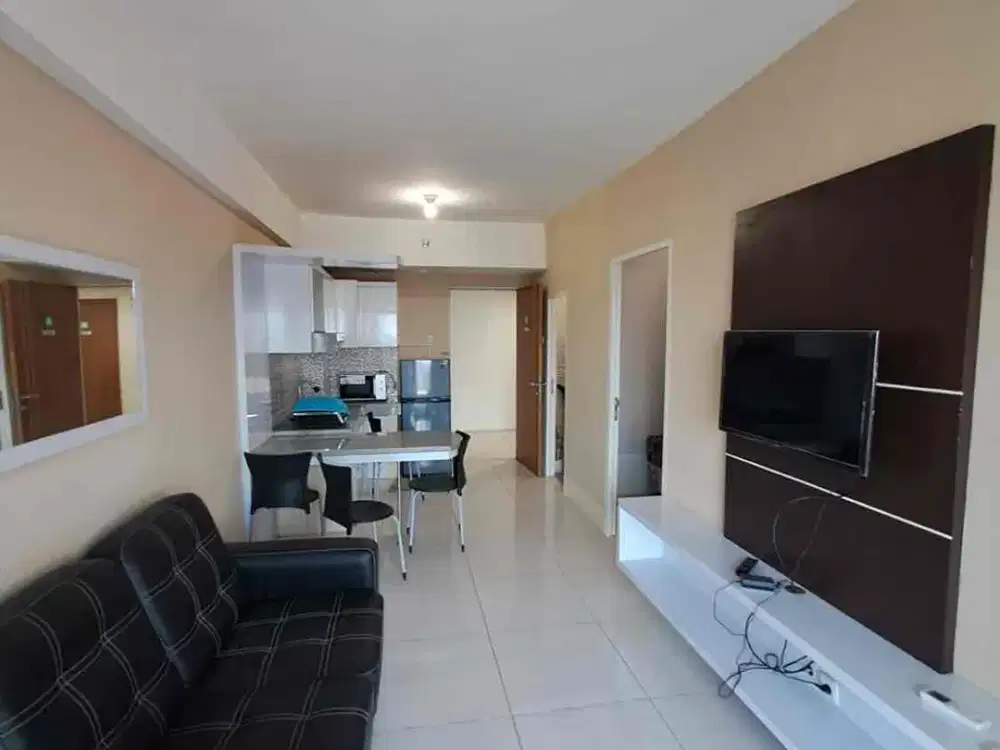 Full Furnish 2BR Puncak Bukit Golf Siap Huni View Suramadu Invest Dkt PTC,Unesa