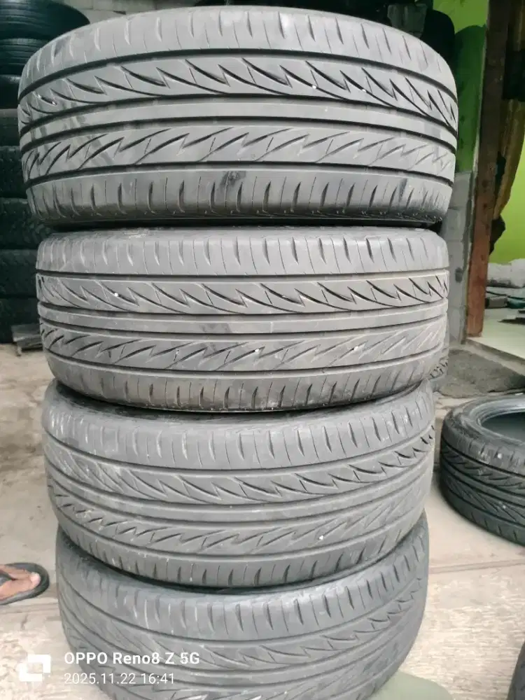 Jual ban copotan mrek Bridgestone techno sport ukuran 225 45 R18 4pcs.