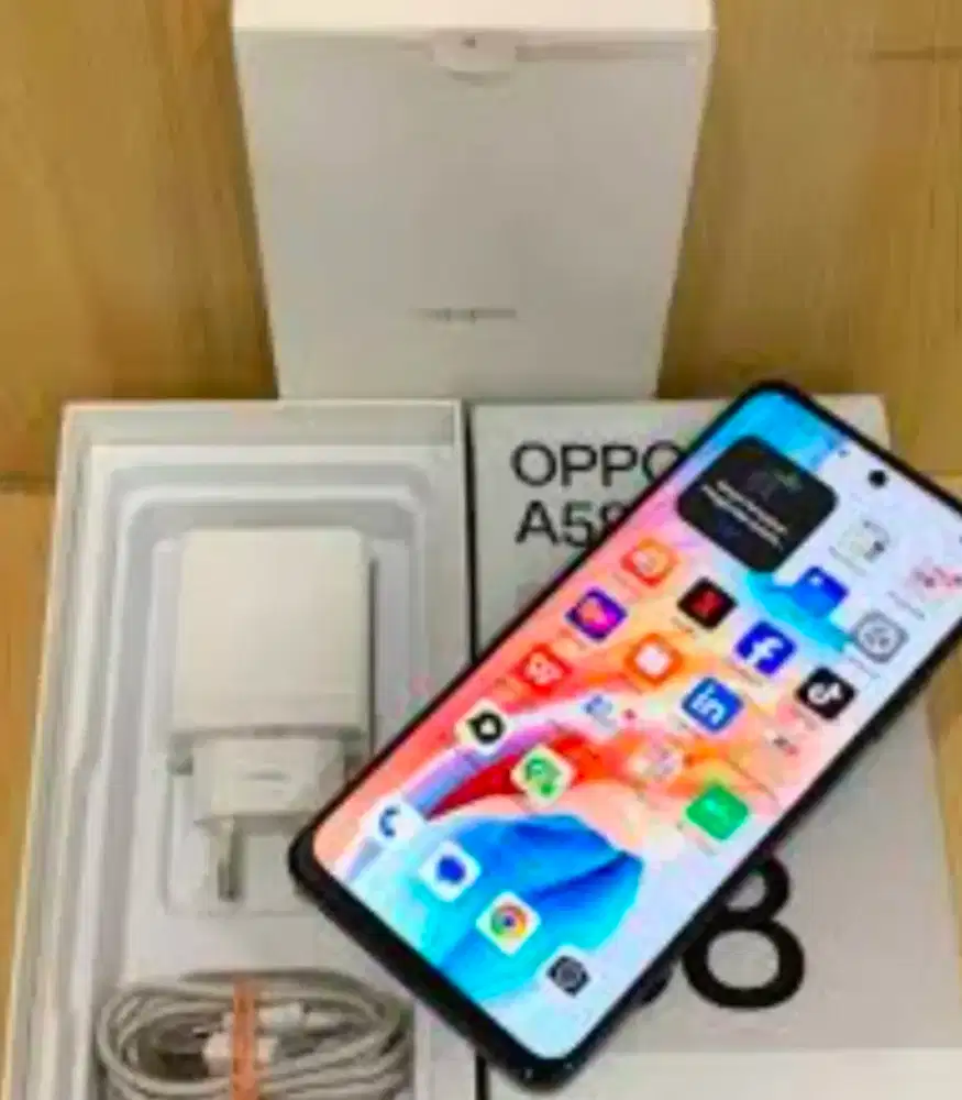 Murah hp Oppo A58 6/128 & 8/128 lkp mulus, bs TT
