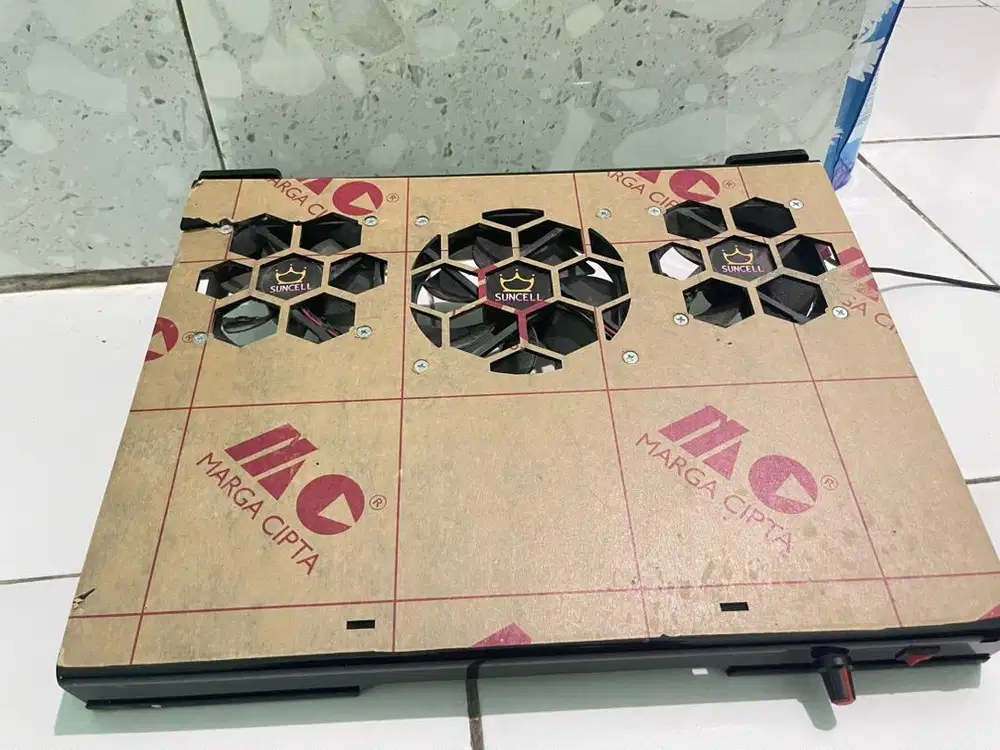 Cooling pad suncell X312 Silent turbo 3 Kipas