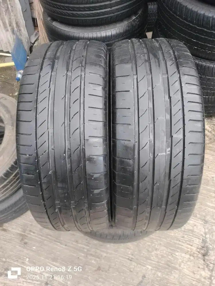 Jual ban copotan mrek Continental ukuran 235 55 R18 kond 80% 2pcs