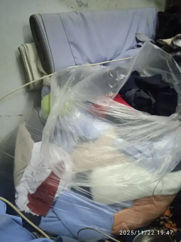 Sisa bahan tailor,kain perca
