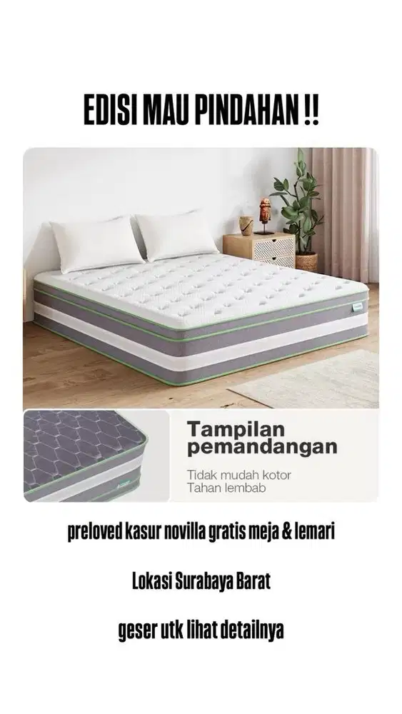 Preloved Kasur Novilla