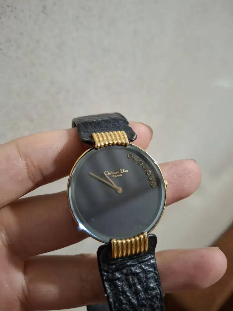 Christian Dior jam tangan wanita Bagheera Black Moon series Original