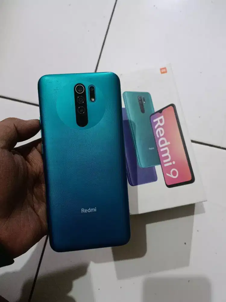 Redmi 9 RAM 4/64 GB Fullset Minus Pemakaian No Kendala Normal Jaya