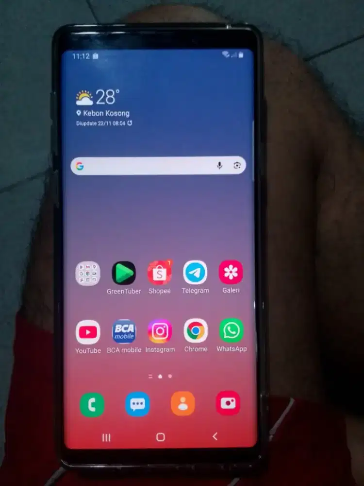 Samsung galaxy note 9 6/128gb hitam