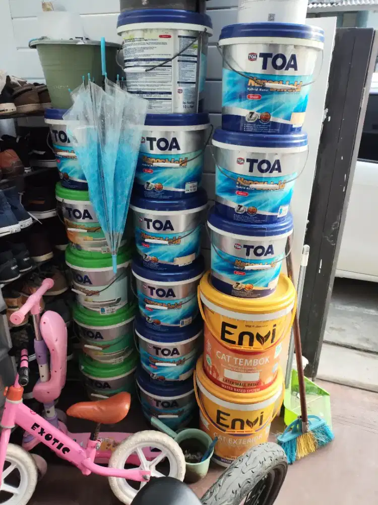 Cat Tembok merk TOA dan ENVI