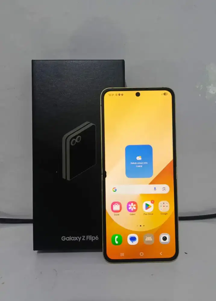 SAMSUNG Z FLIP 6 5G RAM 12/256GB ORIGINAL INTER ALL OPERATOR MULUS