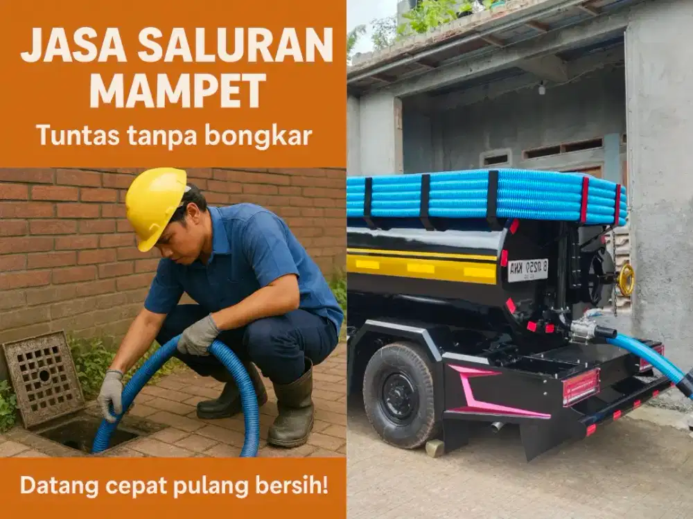 SEDOT WC PENUH & MAMPET TUNTAS TANPA BONGKAR. KEMBANGAN
