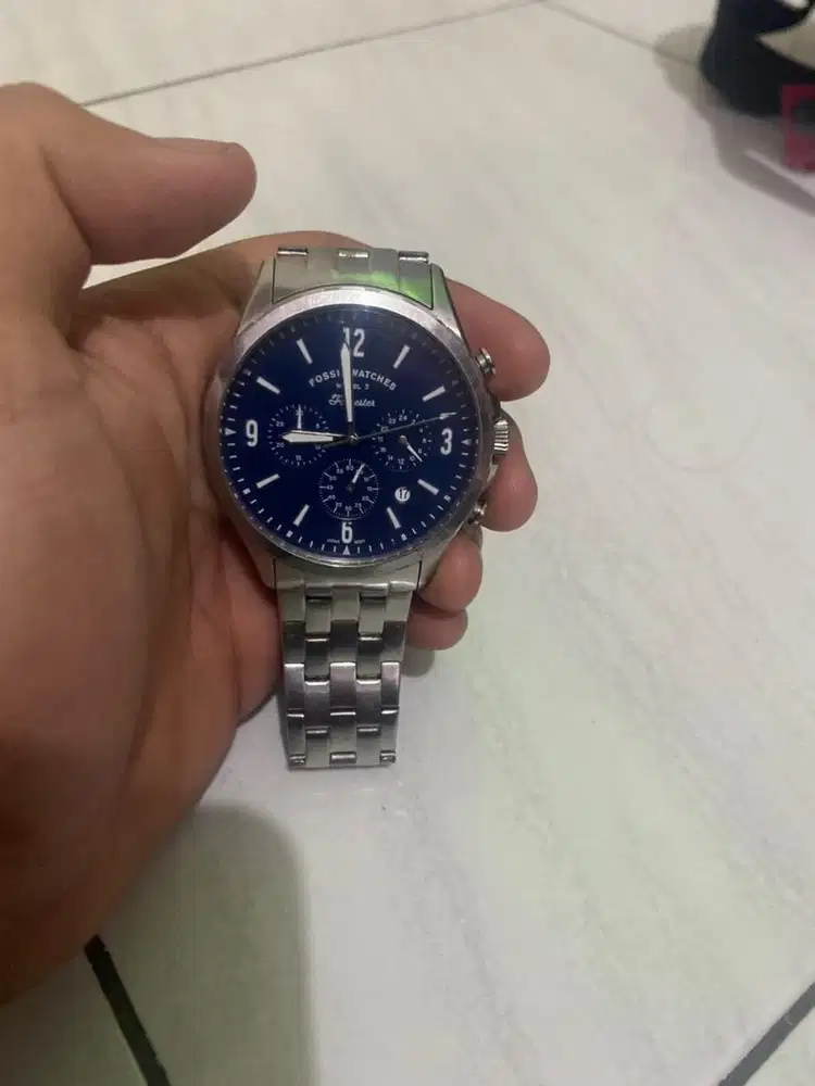 DIJUAL CEPAT BU JAM FOSSIL CHAIN