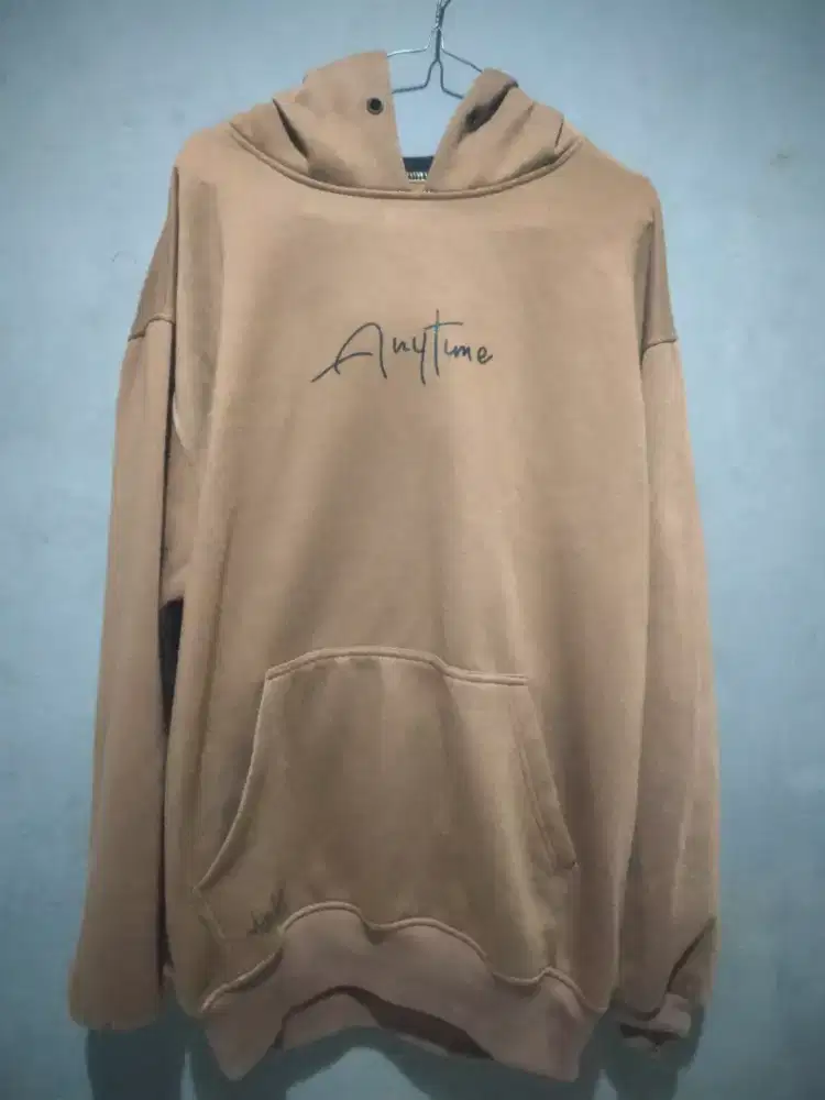 Sweater Hoodie coklat