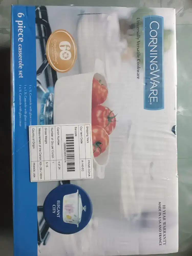 Jual CorningWare 6 Piece Casseerole Set France, USA