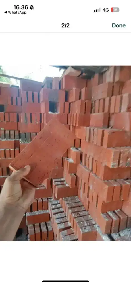 Bata merah murah@matrial