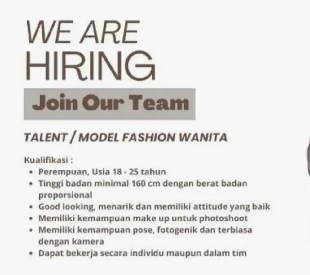 Model lingerie & pakaian dalam