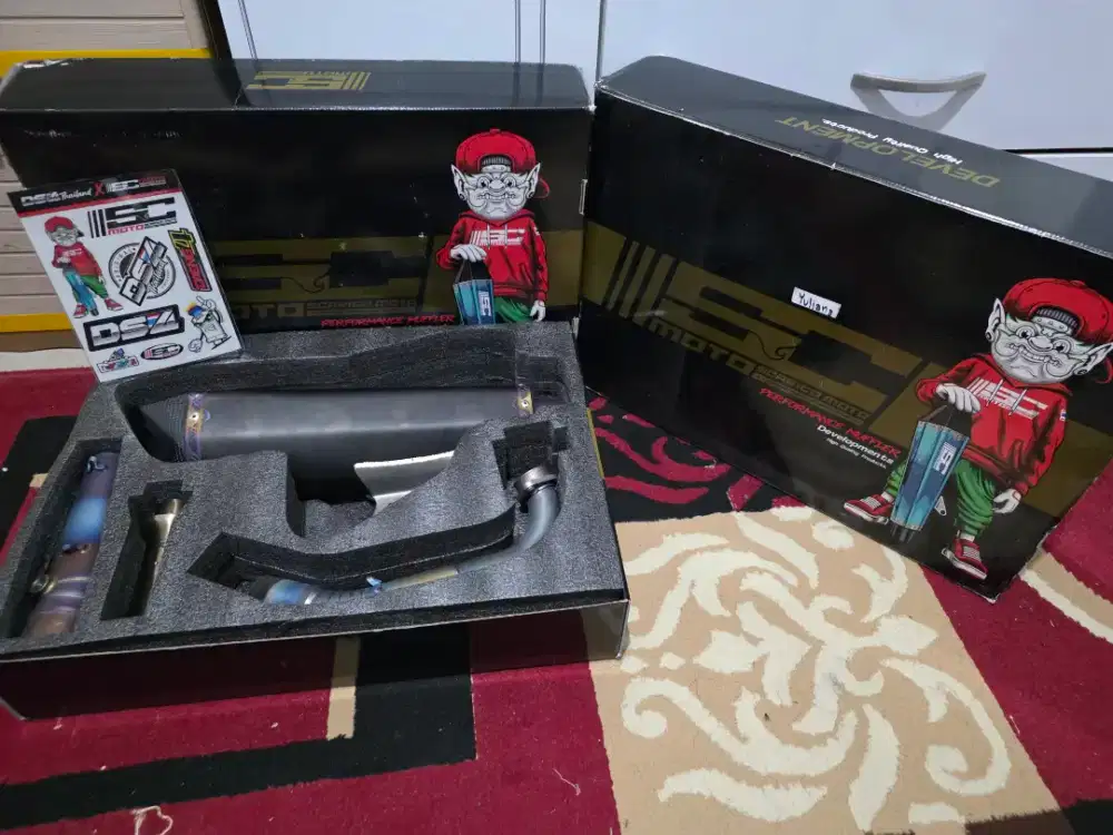 Knalpot Xmax Full sistem SC Moto Full Titanium