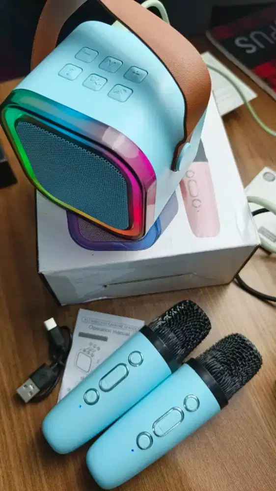 Mini karaoke speaker suara mantab