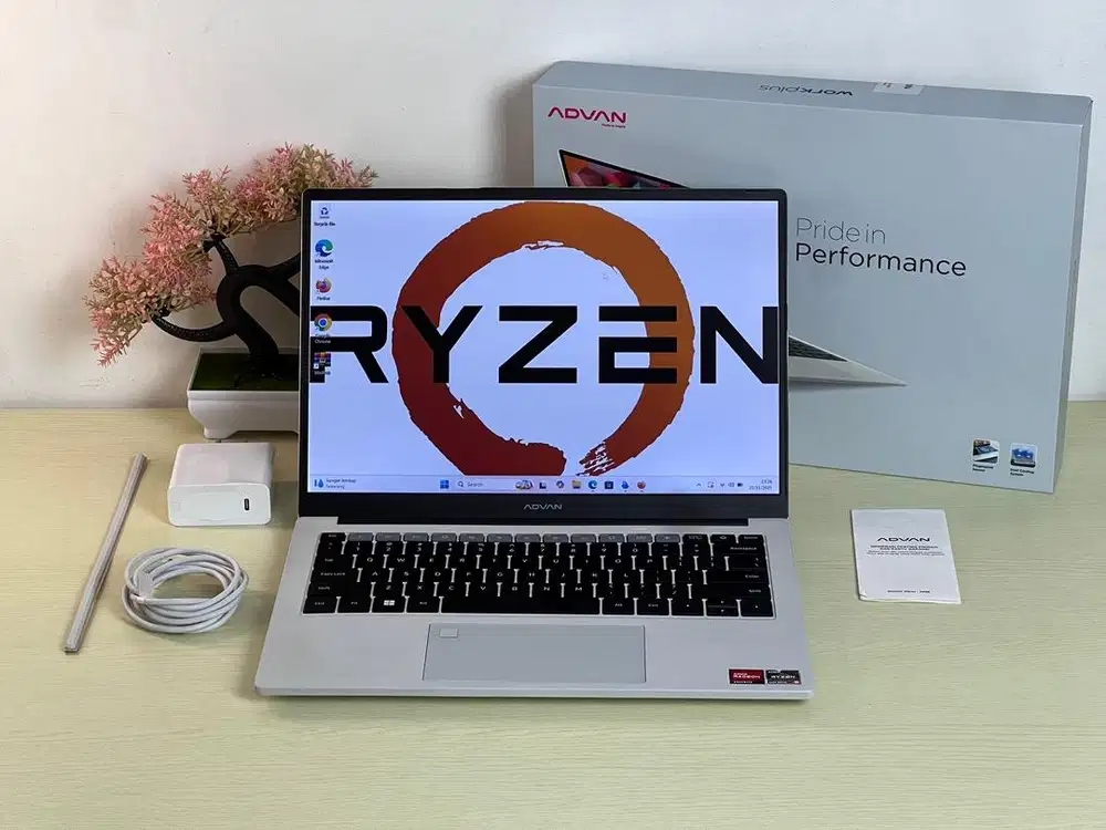 Advan WorkPlus R5-6600H RAM 16 SSD 1 TB Mulus Like New 99% Fullset