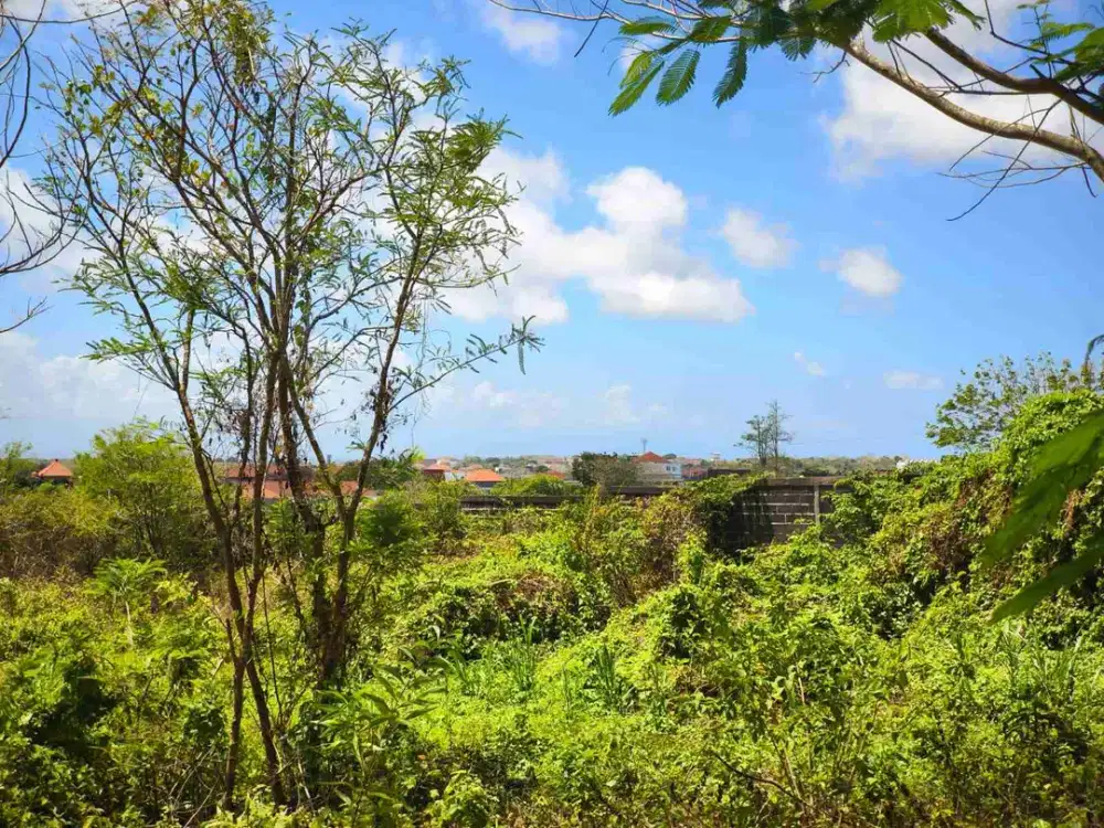 dijual tanah 49,90 are second floor ocean view dekat STP nusa dua