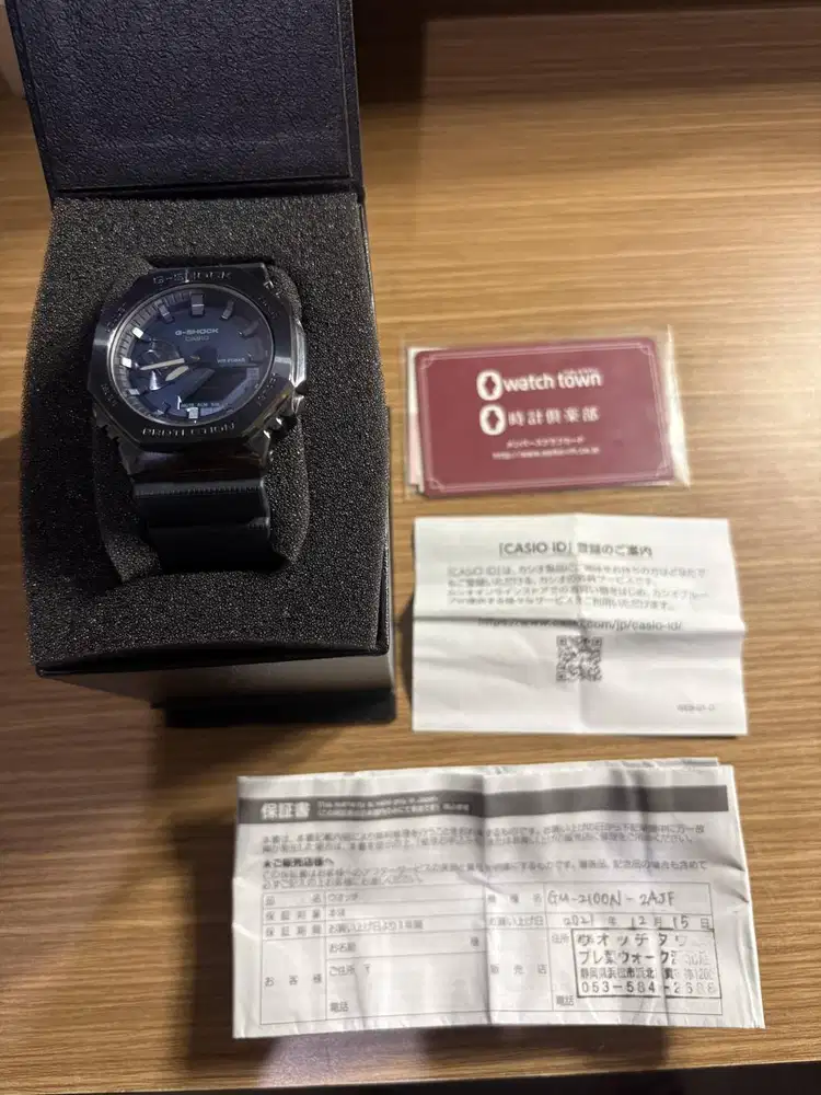 G-Shock GM 2100N 2AJF Blue Analog Digital Dial Blue Navy Resin (JDM)