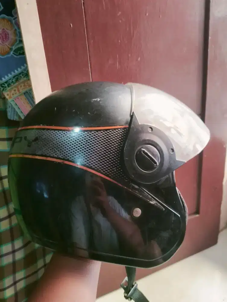 HELM SCOOPY SIAP PAKAI LANGSUNG GAN