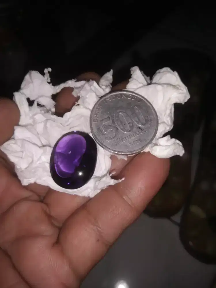 Batu kecubung natural