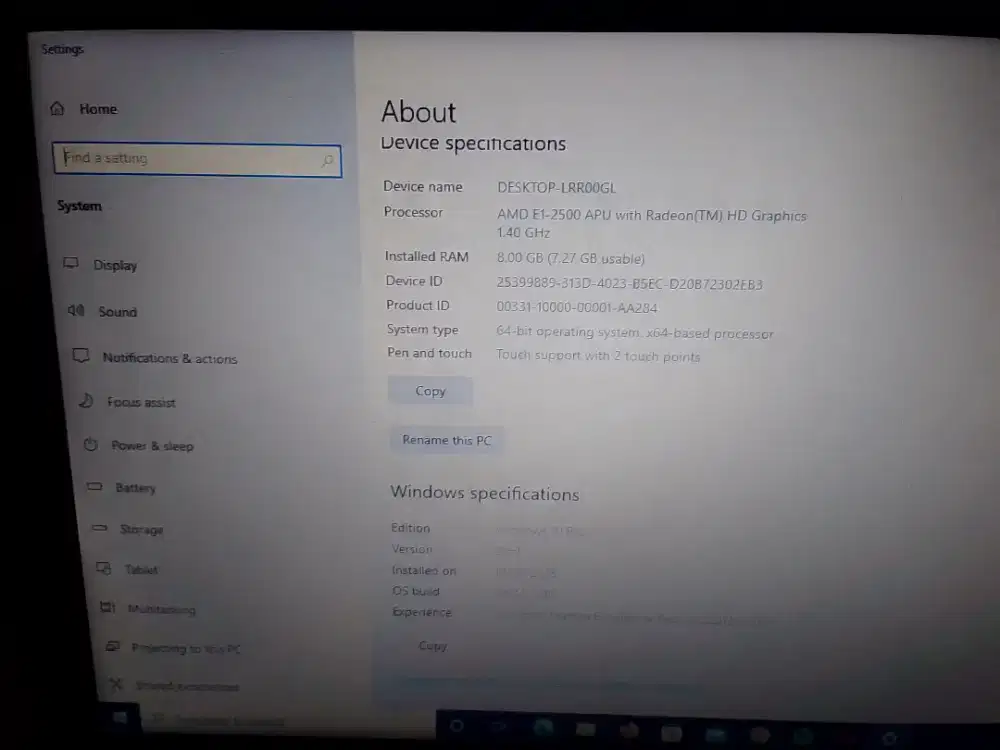 dijual notebook merk Lenovo X14Oe