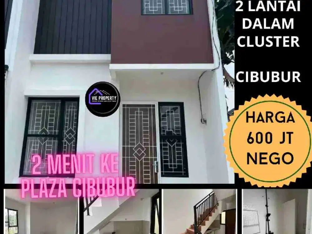 2 menit ke Plaza Cibubur. Dijual murah butuh uang, rumah 2 lantai rapi siap huni