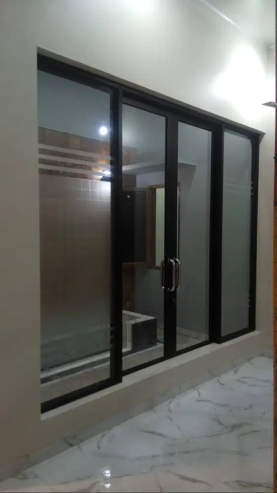 Pasang Aluminium - Alumunium + Sekat - Partisi - Plafon Gypsum - PVC